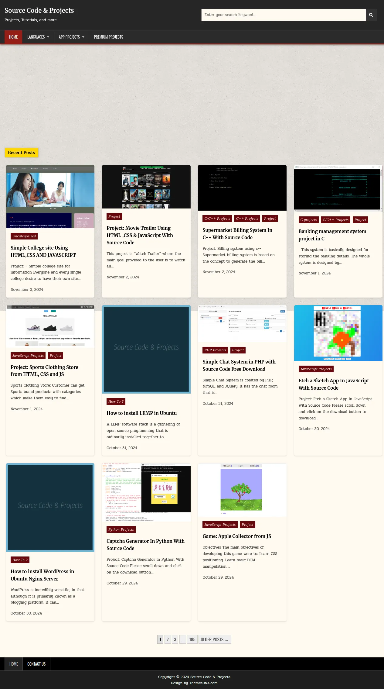 Download Free Open Source Projects | PHP, C++ | Source code & Projects
