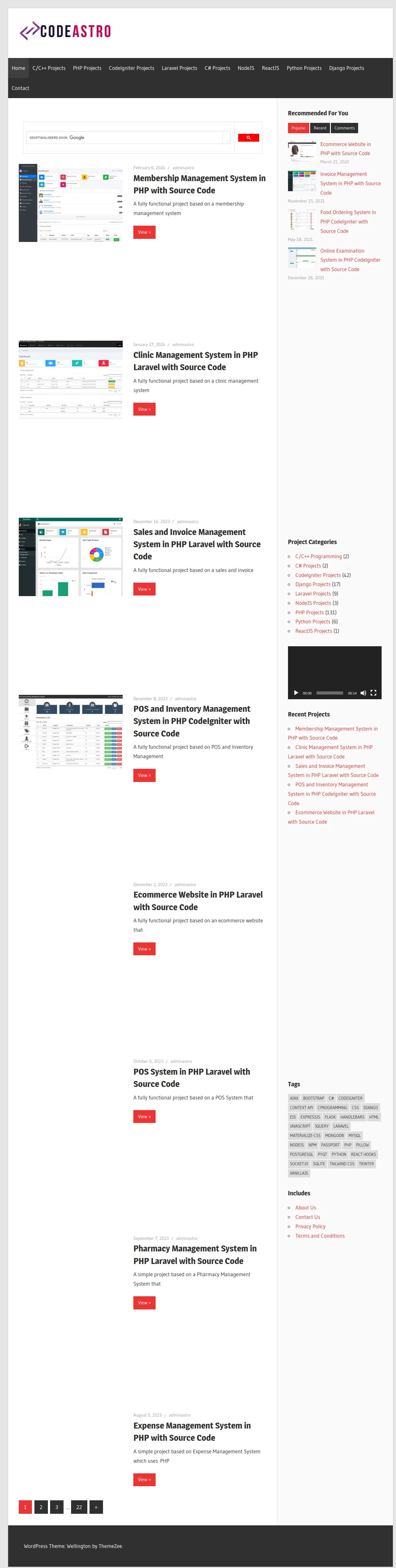 CodeAstro - Home For All Free Source Codes