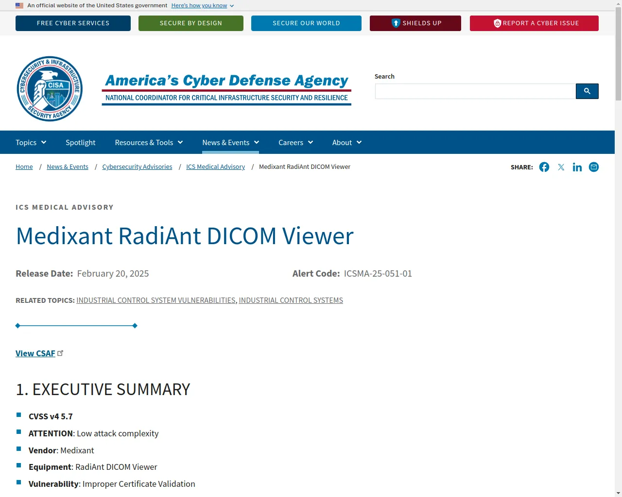 Medixant RadiAnt DICOM Viewer | CISA