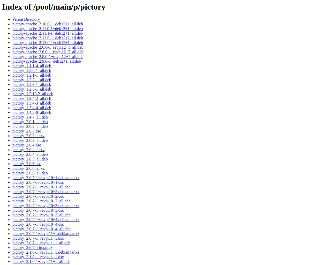 Index of /pool/main/p/pictory