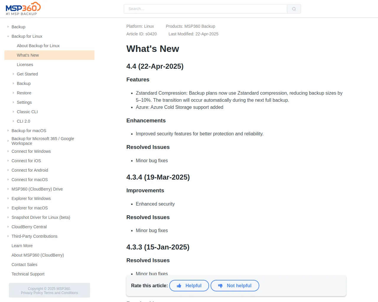 What's New | Help Center