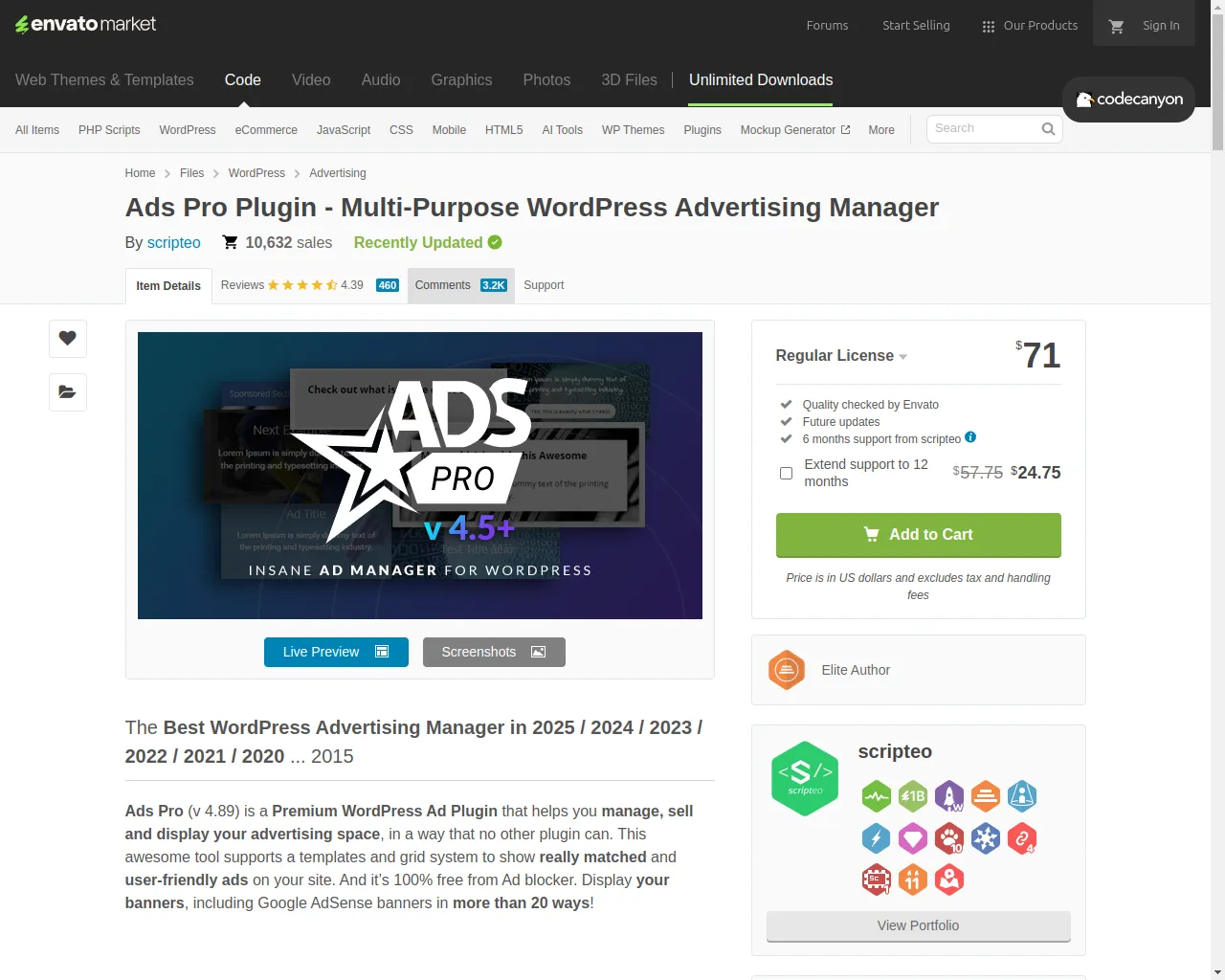 Ads Pro Plugin - Multi-Purpose WordPress Advertising Manager by scripteo