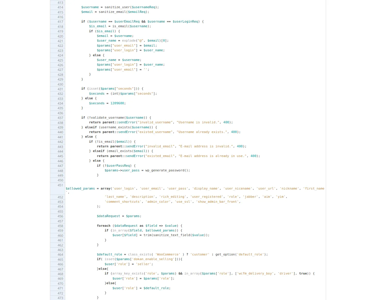 flutter-user.php in mstore-api/trunk/controllers – WordPress Plugin Repository