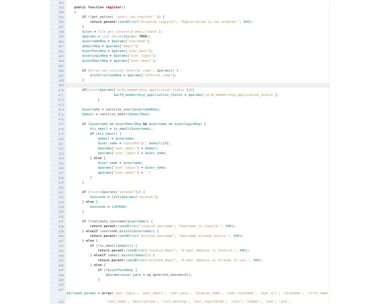 flutter-user.php in mstore-api/trunk/controllers – WordPress Plugin Repository