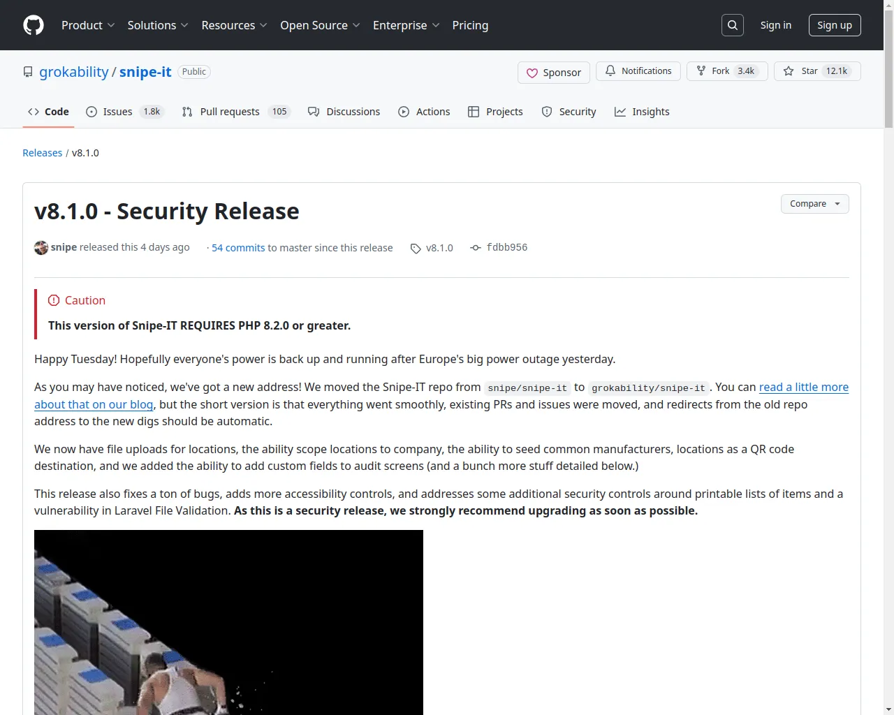 Release v8.1.0 - Security Release · grokability/snipe-it · GitHub