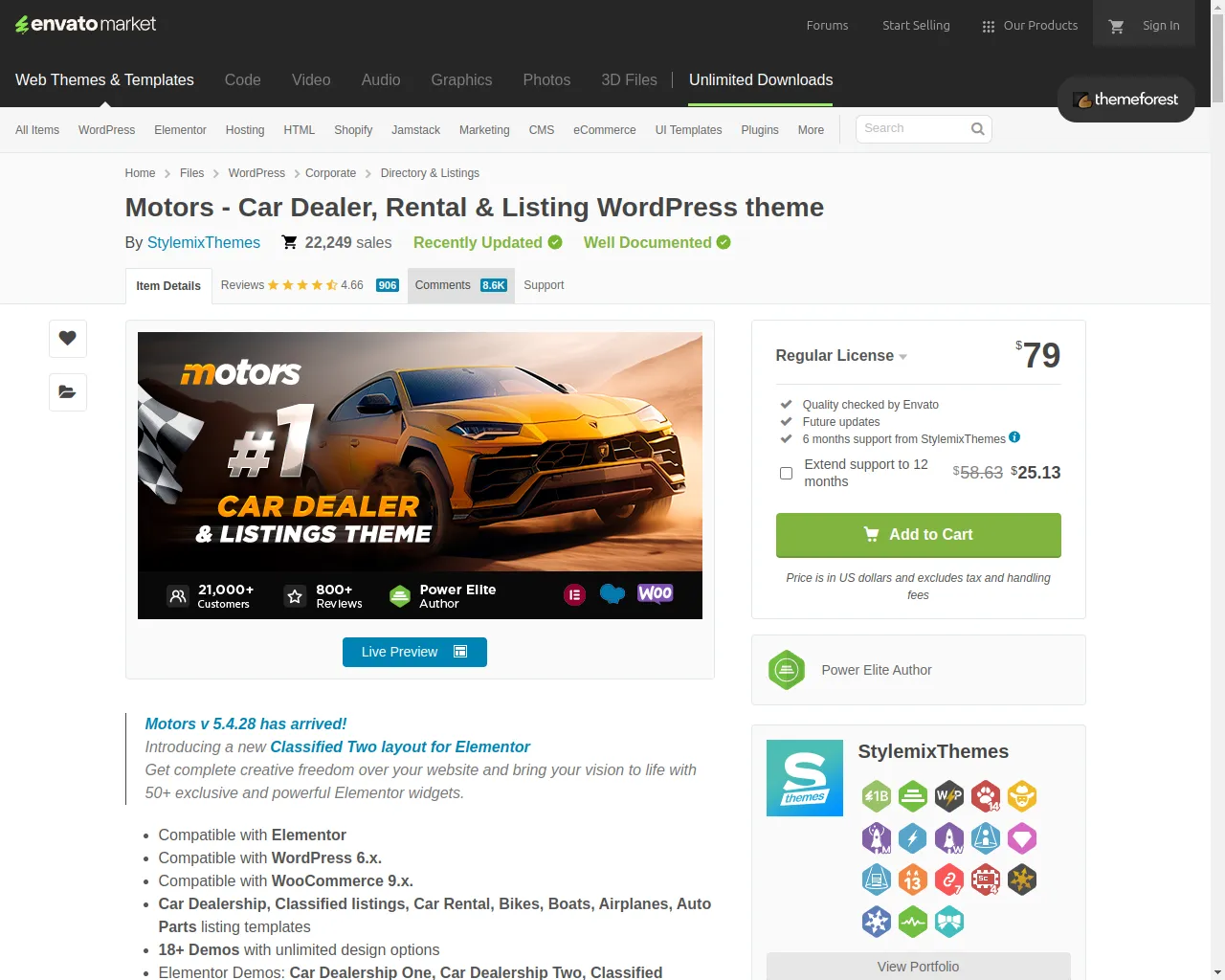 Motors - Car Dealer, Rental & Listing WordPress theme by StylemixThemes