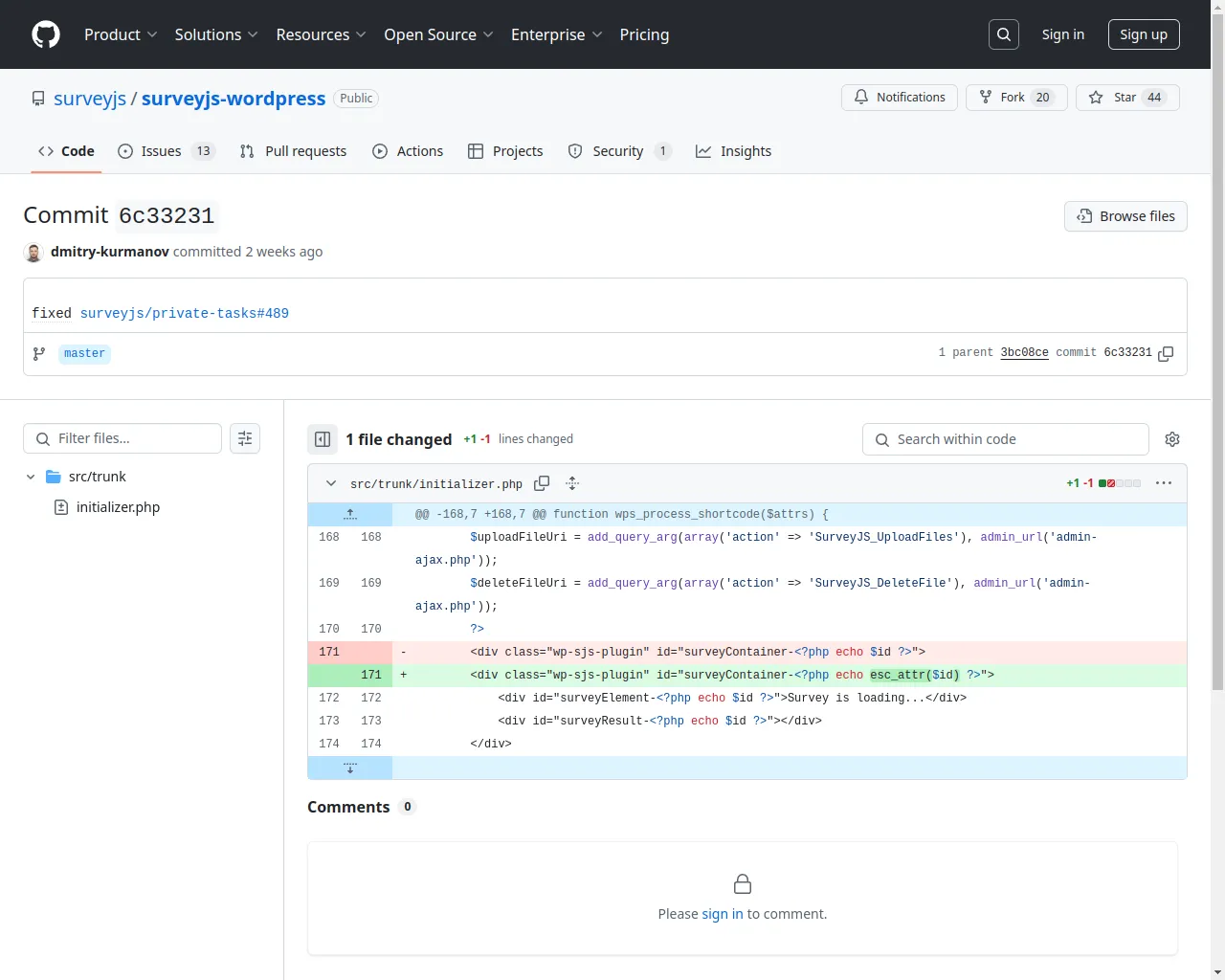 fixed https://github.com/surveyjs/private-tasks/issues/489 · surveyjs/surveyjs-wordpress@6c33231 · GitHub
