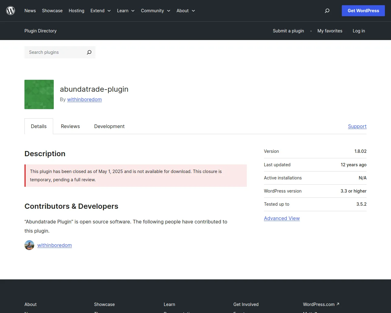 Abundatrade Plugin – WordPress plugin | WordPress.org