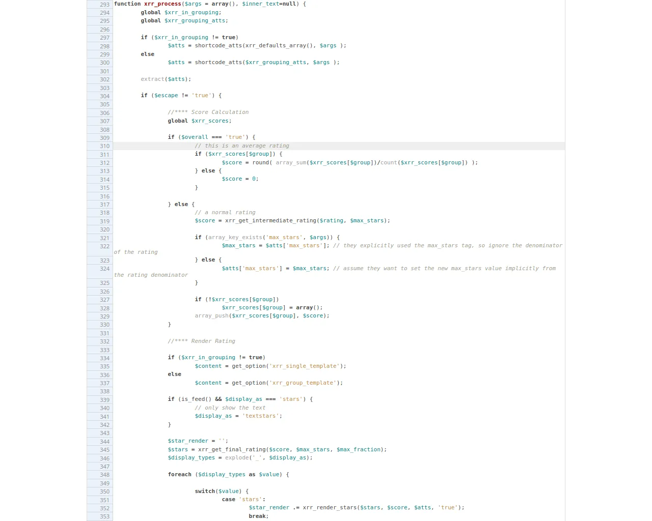 xavins-review-ratings.php in xavins-review-ratings/trunk – WordPress Plugin Repository