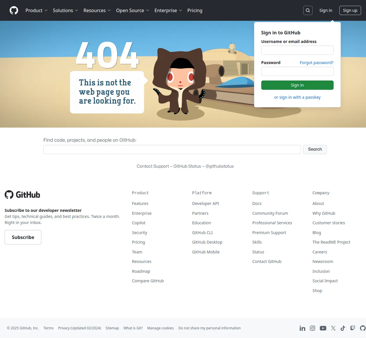 Page not found · GitHub · GitHub