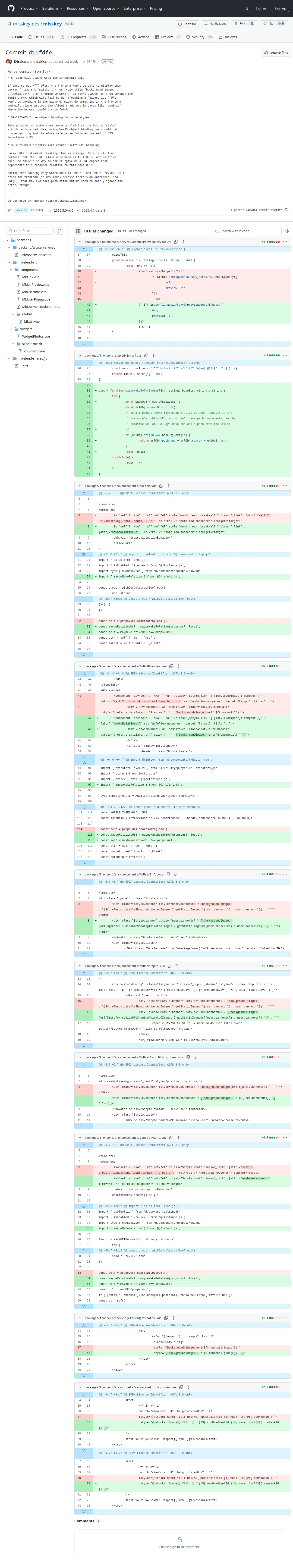 Merge commit from fork · misskey-dev/misskey@d10fdfe · GitHub