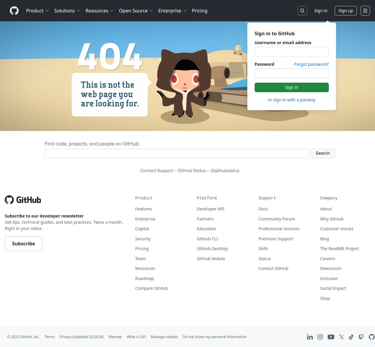 Page not found · GitHub · GitHub
