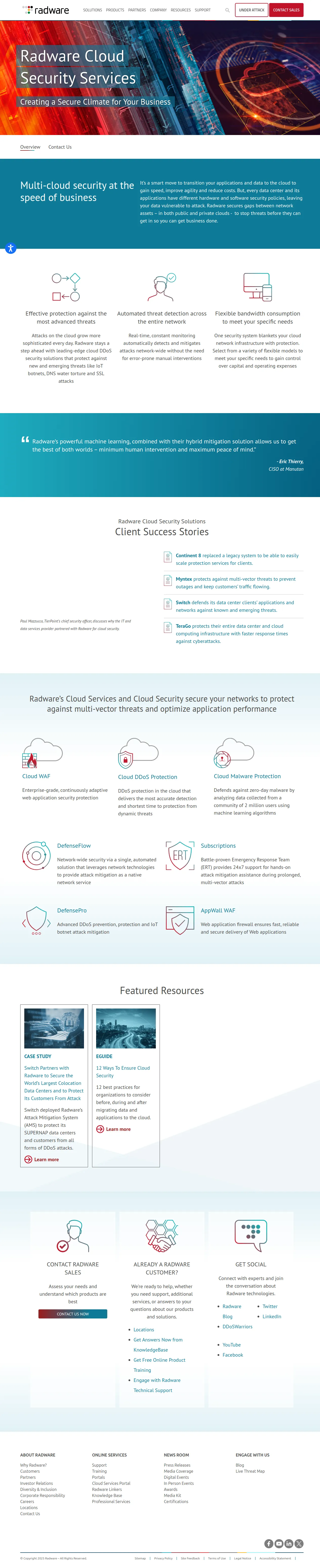 Cloud Security & Cloud Services | Radware
