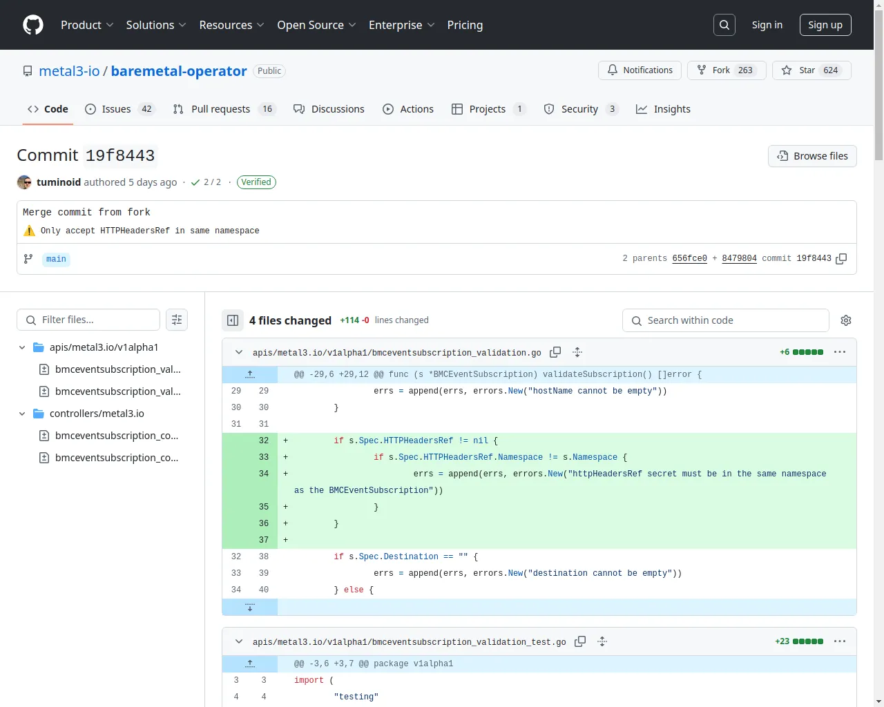 Merge commit from fork · metal3-io/baremetal-operator@19f8443 · GitHub